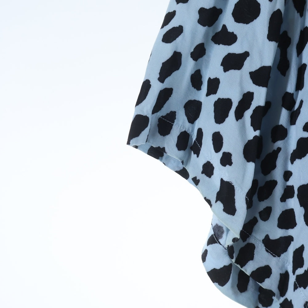 WACKO MARIA(ワコマリア) LEOPARD HAWAIIAN SHIRT レオパード 半袖開襟シャツ アロハシャツ ブルー