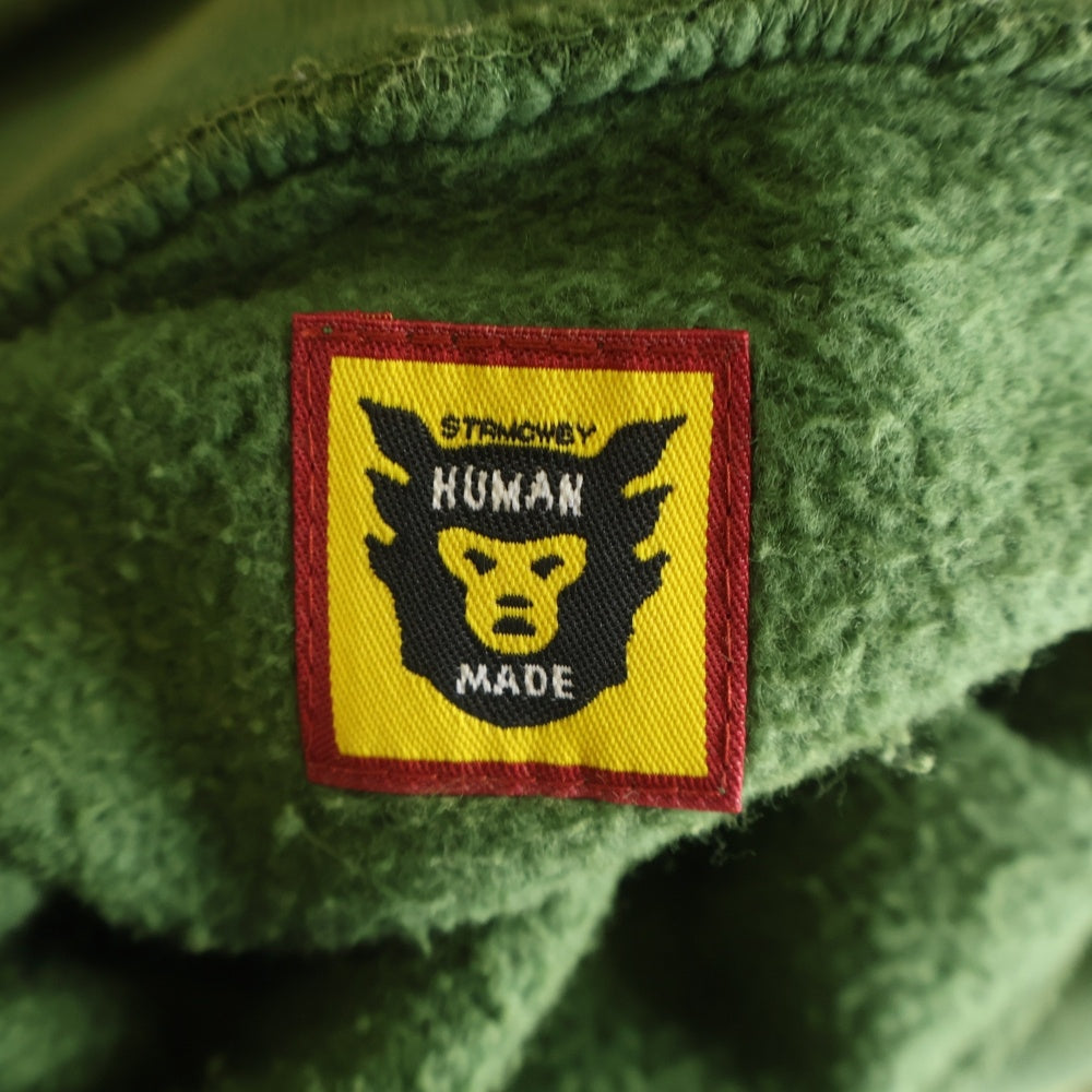 HUMAN MADE(ヒューマンメイド) HEART TSURIAMI HOODIE クルーネックスウェットトレーナー フーディー カーキ