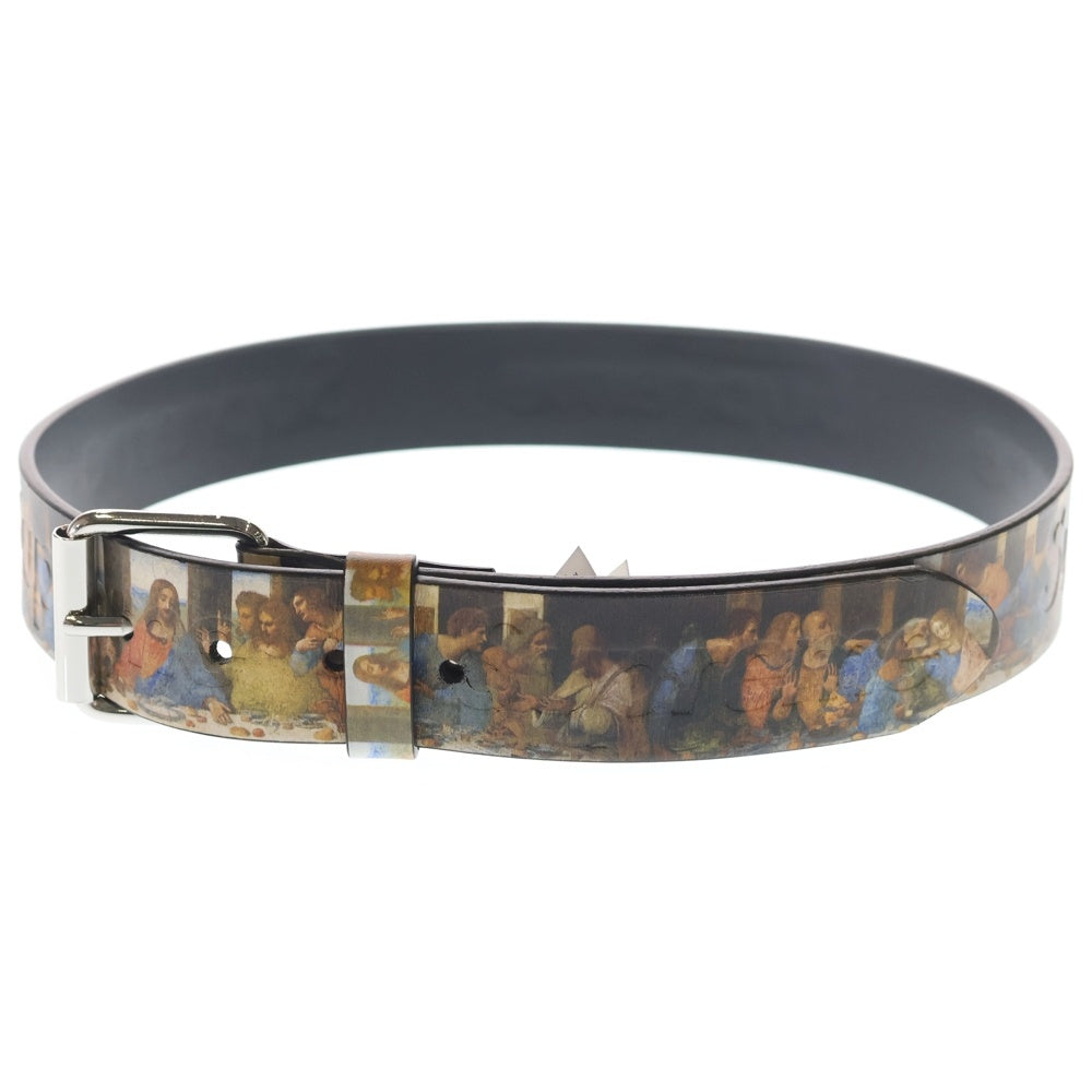 SUPREME(シュプリーム) 25SS Last Supper Leather Belt Multicolor ラストサパー 最後の晩餐 総柄レザーベルト マルチ