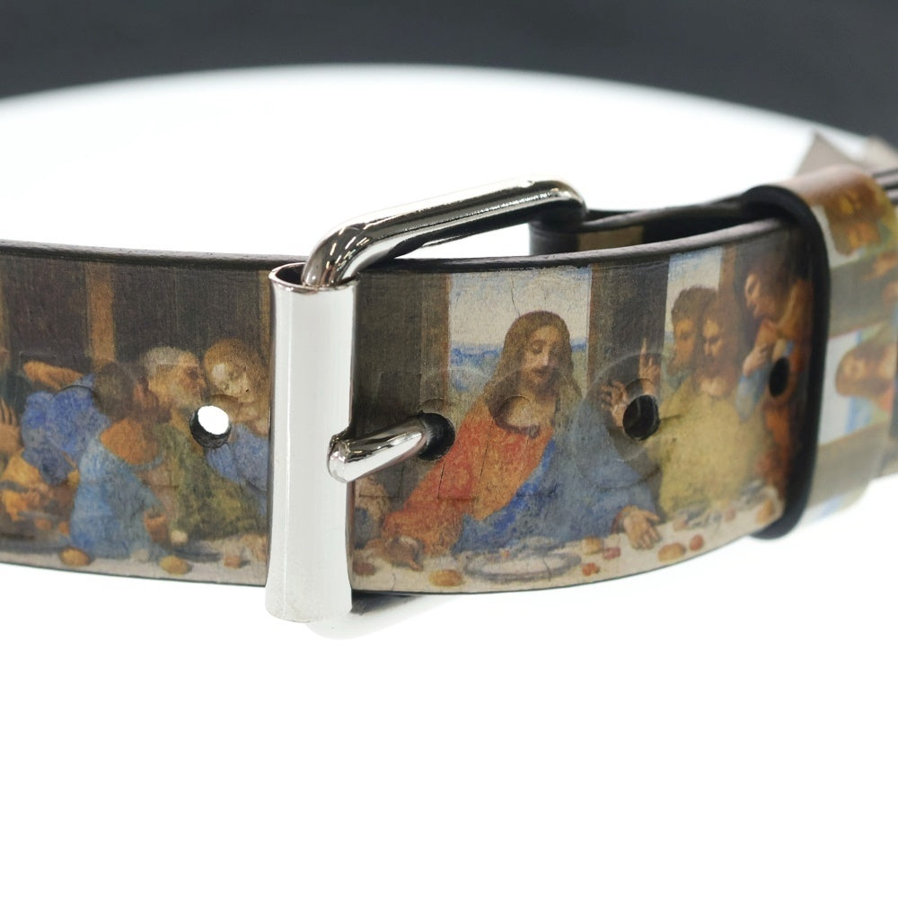 SUPREME(シュプリーム) 25SS Last Supper Leather Belt Multicolor ラストサパー 最後の晩餐 総柄レザーベルト マルチ