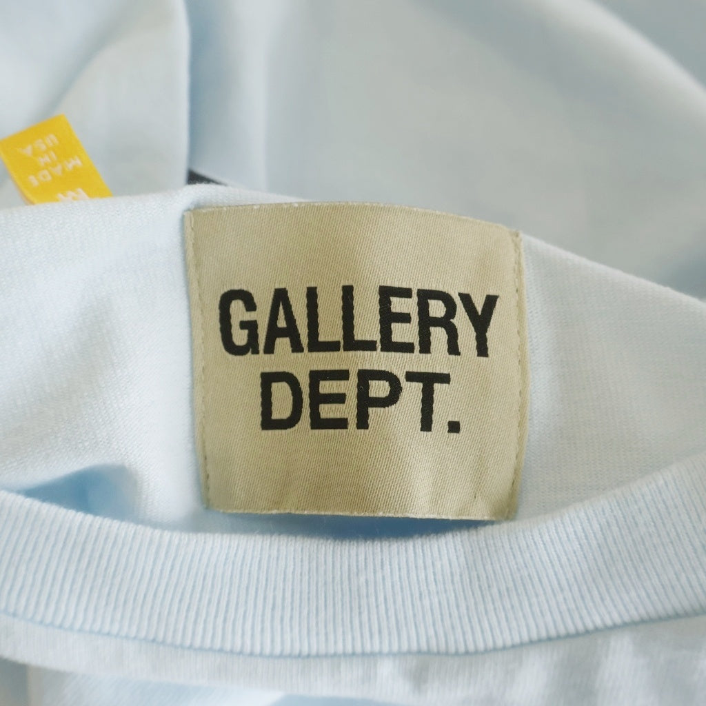 GALLERY DEPT.(ギャラリーデプト) Souvenir T-Shirt ロゴプリント 半袖Tシャツ ブルー