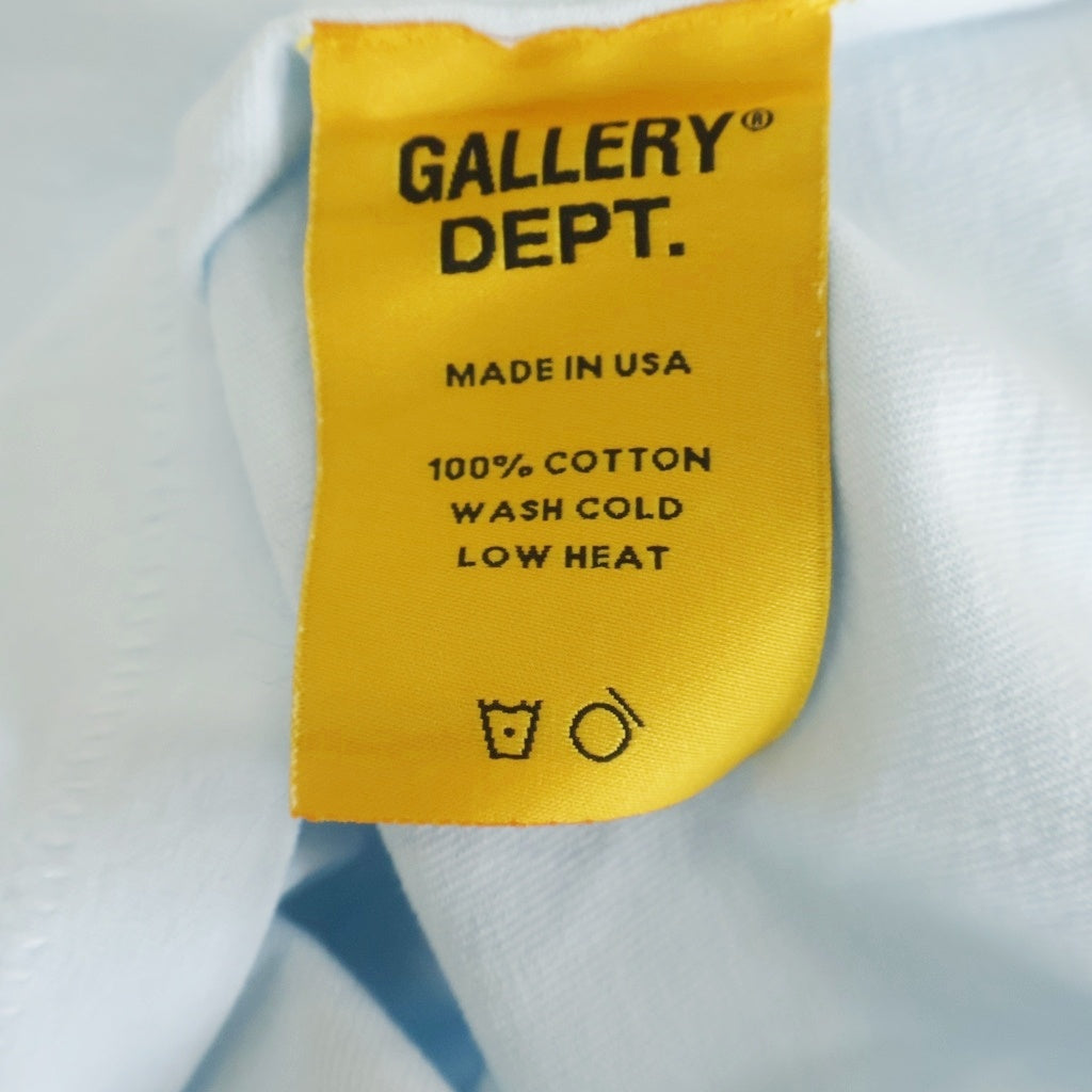 GALLERY DEPT.(ギャラリーデプト) Souvenir T-Shirt ロゴプリント 半袖Tシャツ ブルー