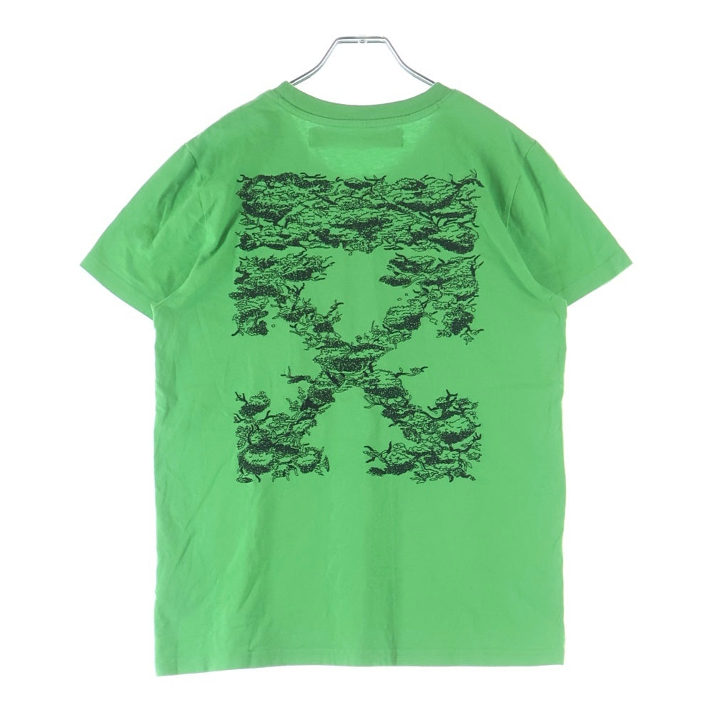 OFF-WHITE(オフホワイト) 19AW Off Tree Casual T-Shirt 半袖Tシャツ グリーン OWAA049F19B07068