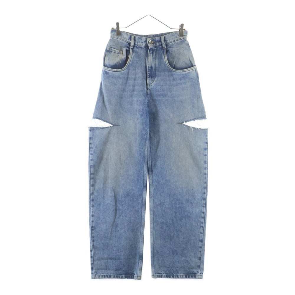Maison Margiela(メゾンマルジェラ) 23SS PANTS 5 POCKETS スラッシュディティール ダメージ加工デニムパンツ インディゴ S51LA0051 S30513