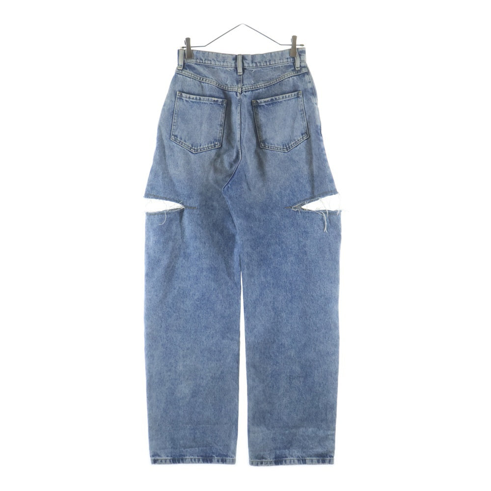 Maison Margiela(メゾンマルジェラ) 23SS PANTS 5 POCKETS スラッシュディティール ダメージ加工デニムパンツ インディゴ S51LA0051 S30513