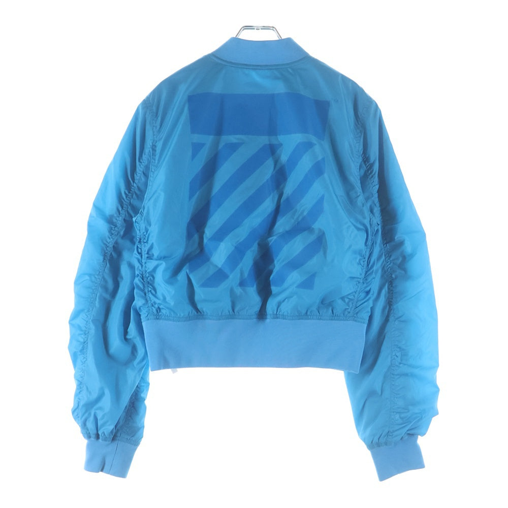 OFF-WHITE(オフホワイト) 23SS Diag Bomber Jacket ボンバージャケット ブルー OWEH017S23FAB001
