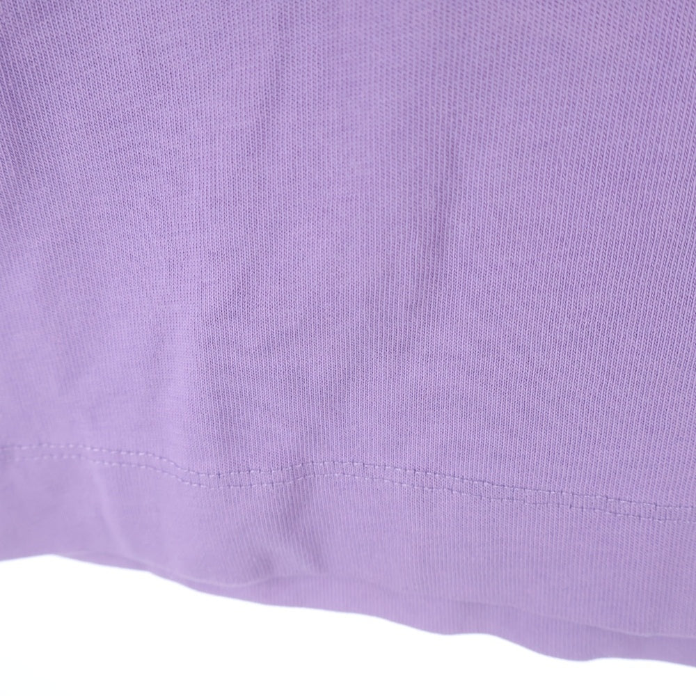 AMI Alexandre Mattiussi(アミアレクサンドルマテュッシ) T-Shirt ハートロゴ刺繍 半袖Tシャツ パープル E21FJ128.726