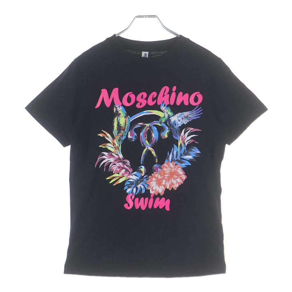 MOSCHINO(モスキーノ) T-Shirt アニマルプリント 半袖Tシャツ ブラック レディース A1903