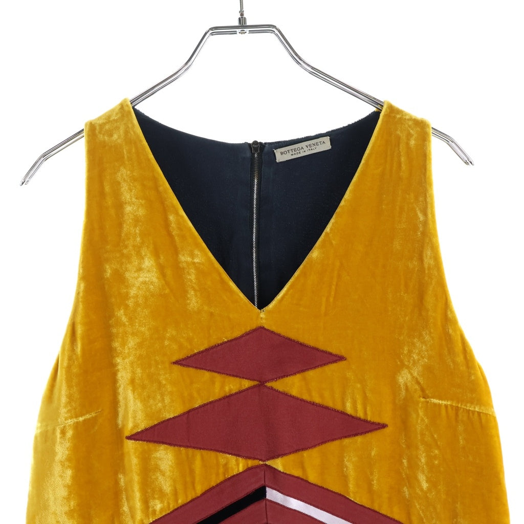 BOTTEGA VENETA(ボッテガヴェネタ) Dress ベロア ドレス ワンピース ブラウン レディース 530295