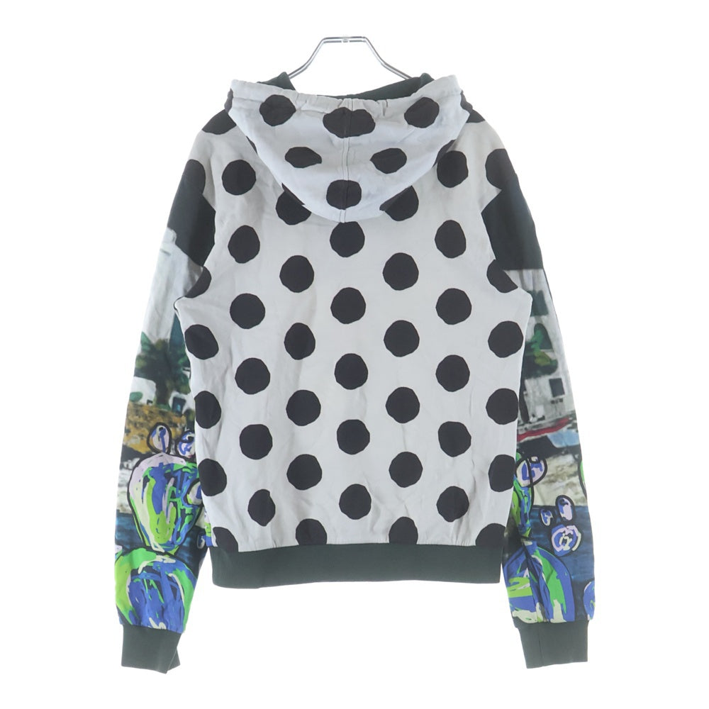 DOLCE & GABBANA(ドルチェアンドガッバーナ) Hoodie グラフィックプリント 総柄プルオーバースウェットパーカー フーディー マルチ G9EL0T G7CVY