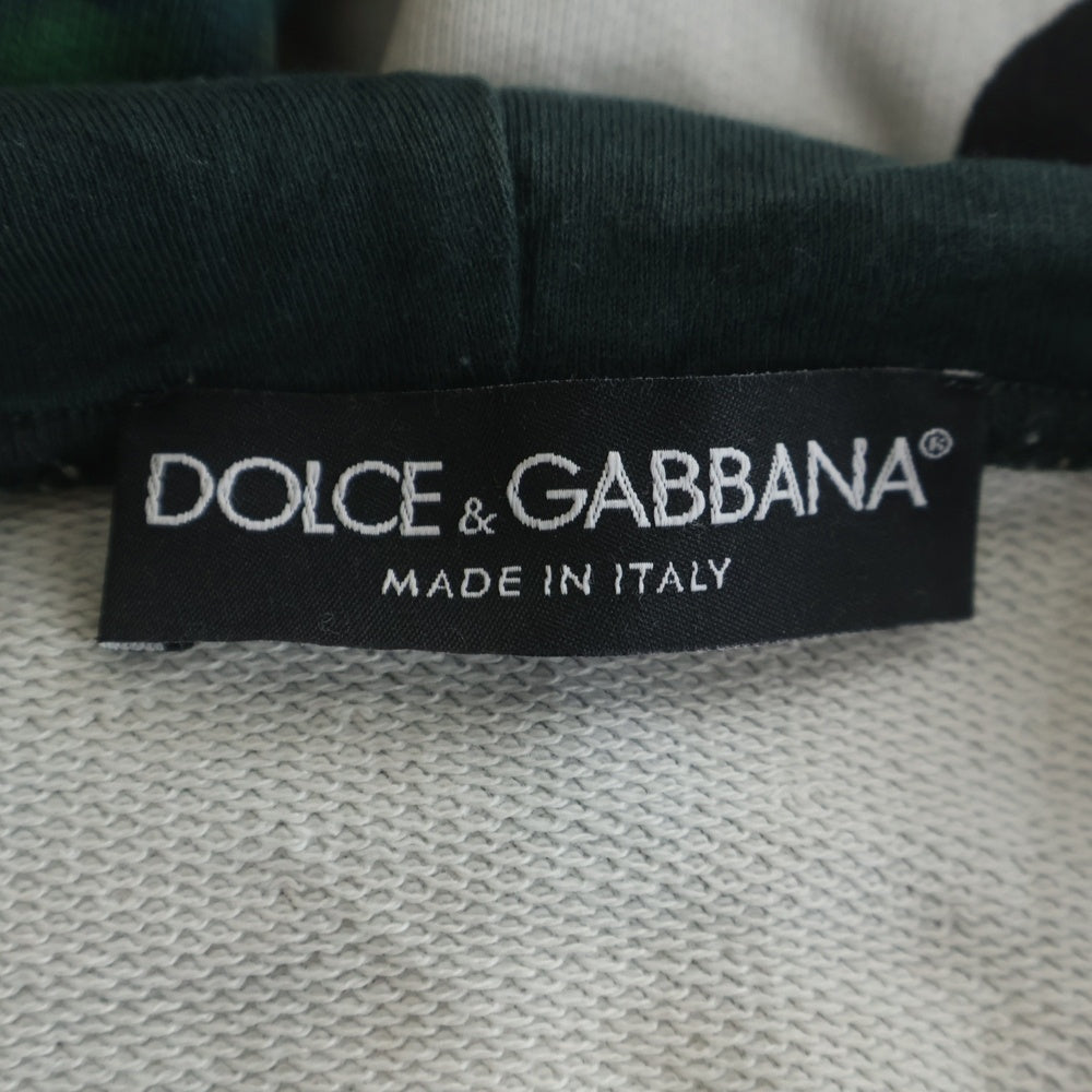 DOLCE & GABBANA(ドルチェアンドガッバーナ) Hoodie グラフィックプリント 総柄プルオーバースウェットパーカー フーディー マルチ G9EL0T G7CVY