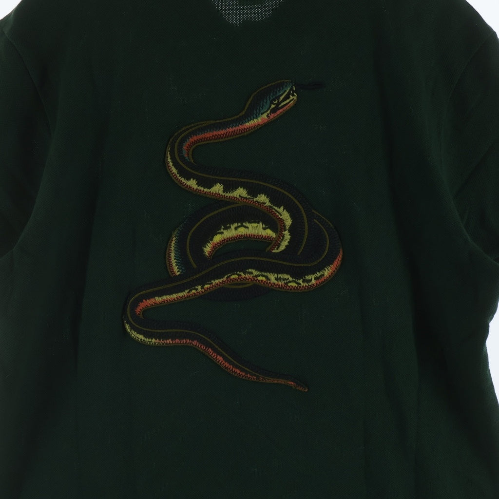 GUCCI(グッチ) Snake Polo Shirt スネーク刺繍 半袖ポロシャツ