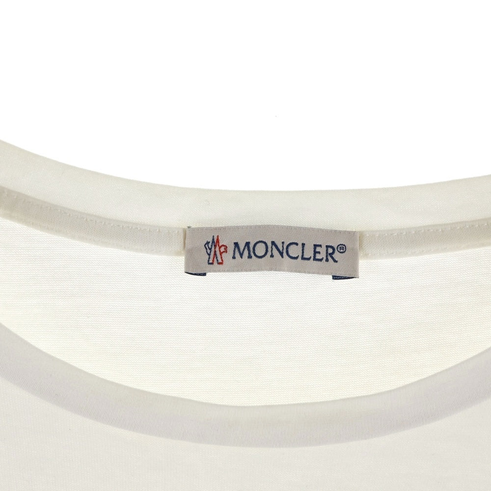 MONCLER(モンクレール) MAGLIA T-SHIRT ロゴワッペン 半袖Tシャツ ホワイト D10918001300