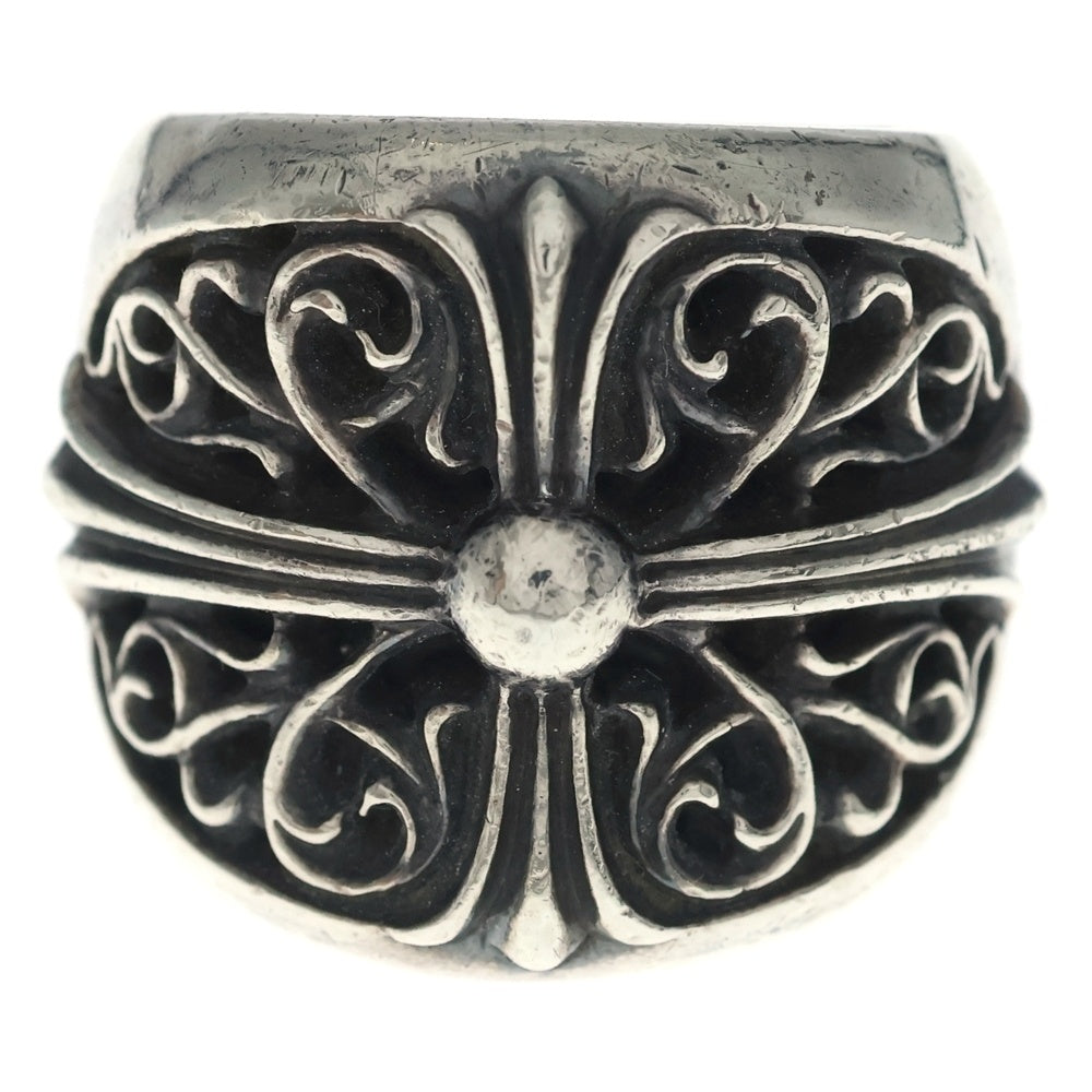 CHROME HEARTS(クロムハーツ) CLASSIC OVAL クラシックオーバルクロス リング シルバー BCA340