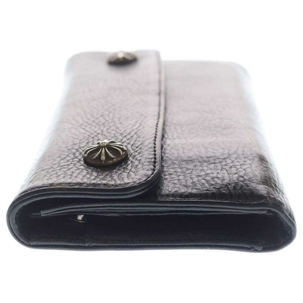 CHROME HEARTS(クロムハーツ) WAVE ウェーブ レザーウォレット 財布 ブラック