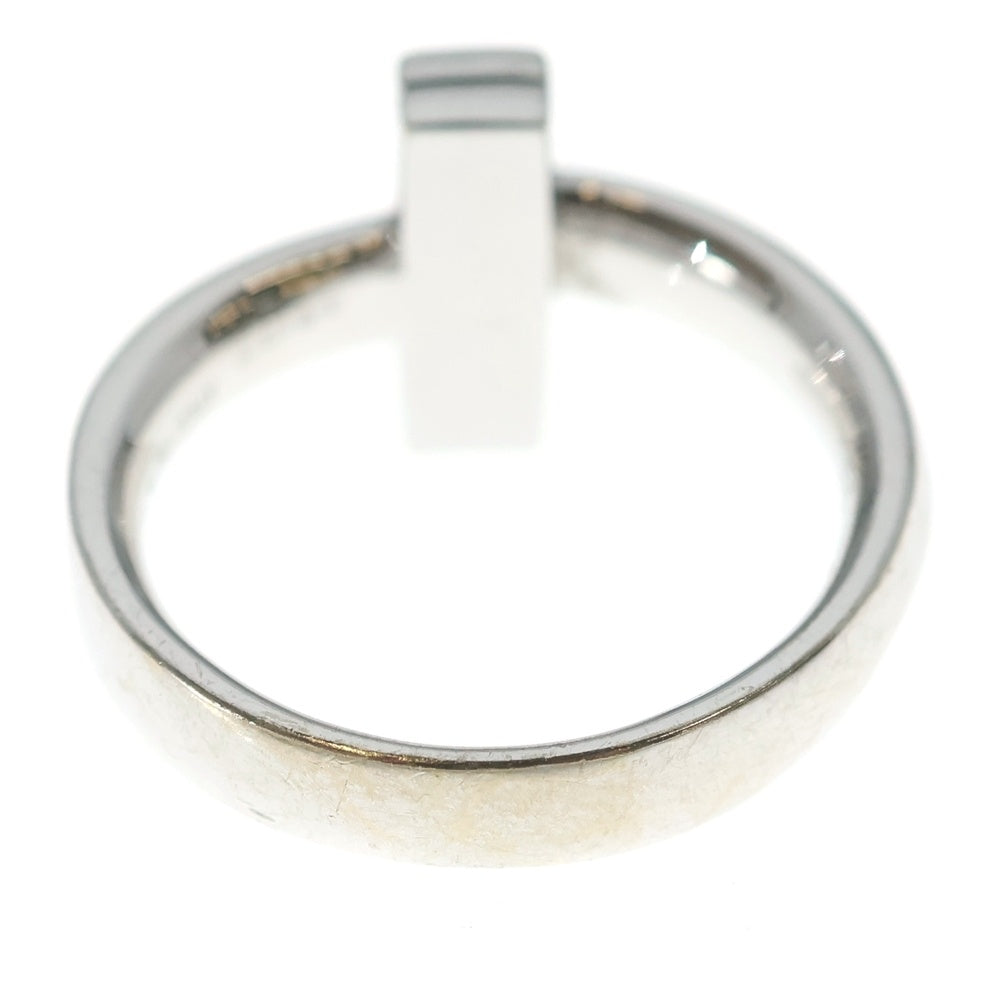 TIFFANY & Co.(ティファニー) K18WG Tワン ワイドリング ホワイトゴールド