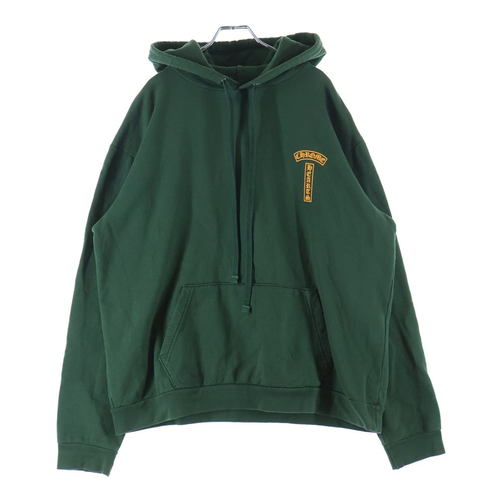 CHROME HEARTS(クロムハーツ) SWTSHRT PLVR LTD ONLINE オンライン限定 Tバープリント プルオーバースウェットパーカー フーディー グリーン