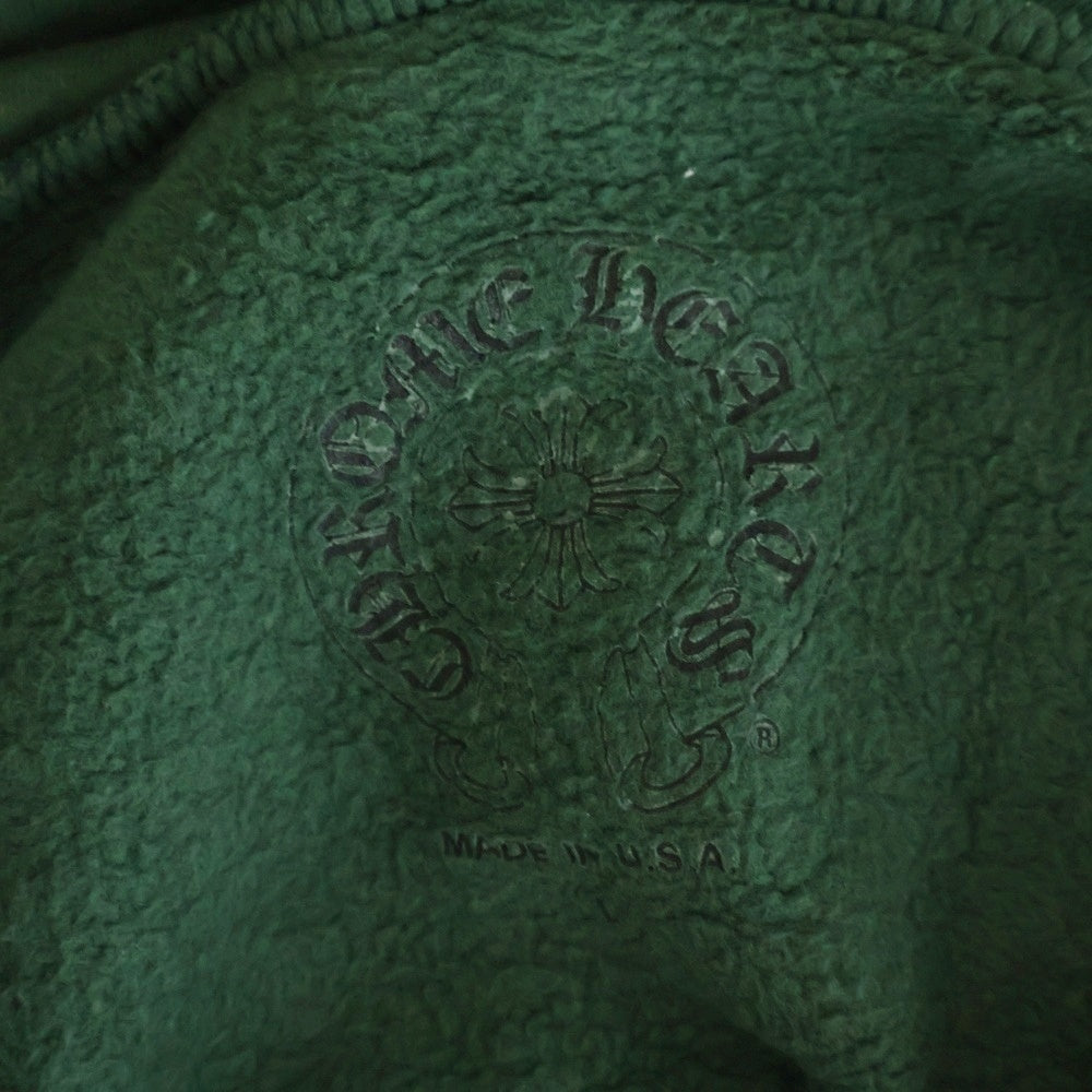 CHROME HEARTS(クロムハーツ) SWTSHRT PLVR LTD ONLINE オンライン限定 Tバープリント プルオーバースウェットパーカー フーディー グリーン