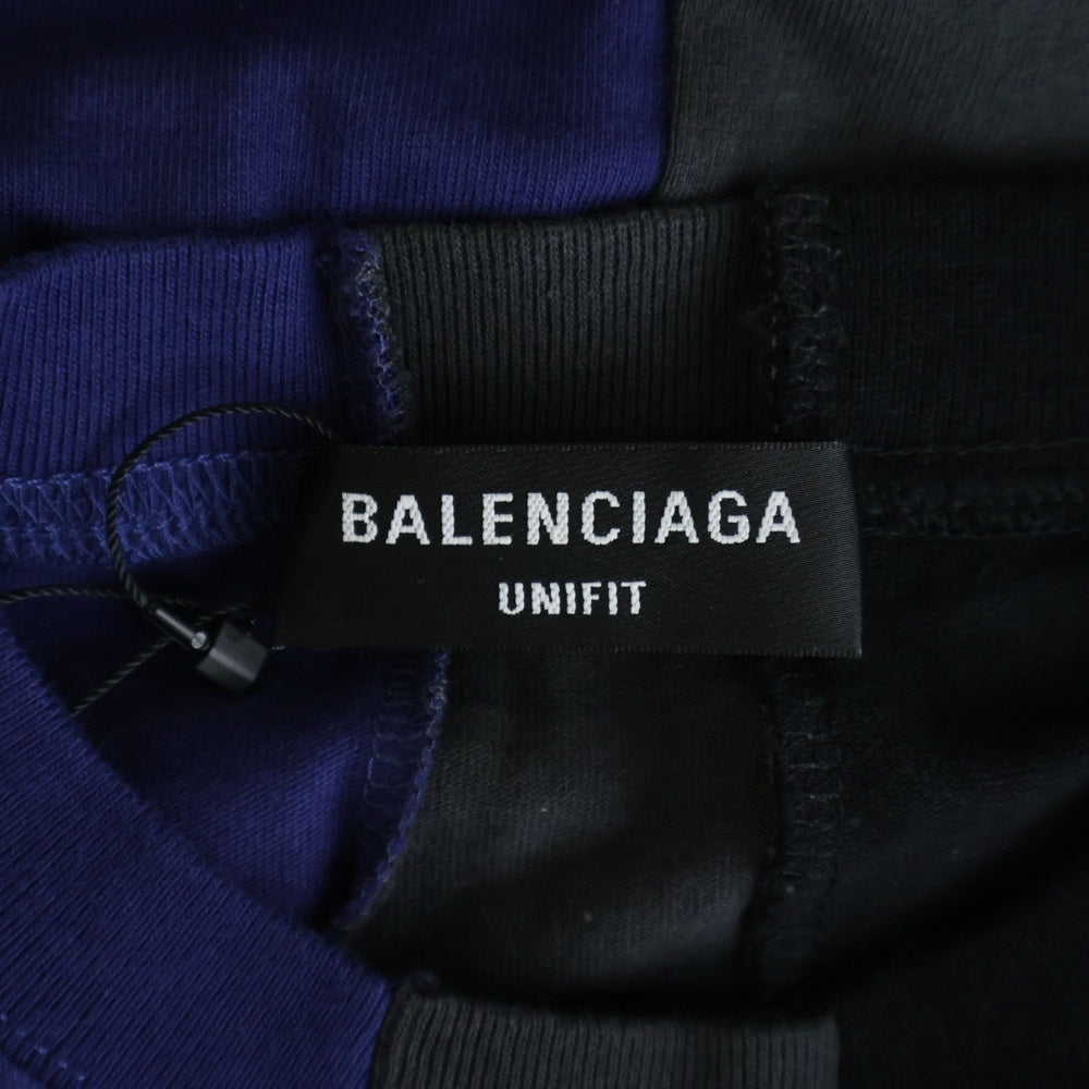 BALENCIAGA(バレンシアガ) 20SS T-Shirt 青山限定 再構築オーバーサイズ半袖Tシャツ マルチ 661591 TKVB2