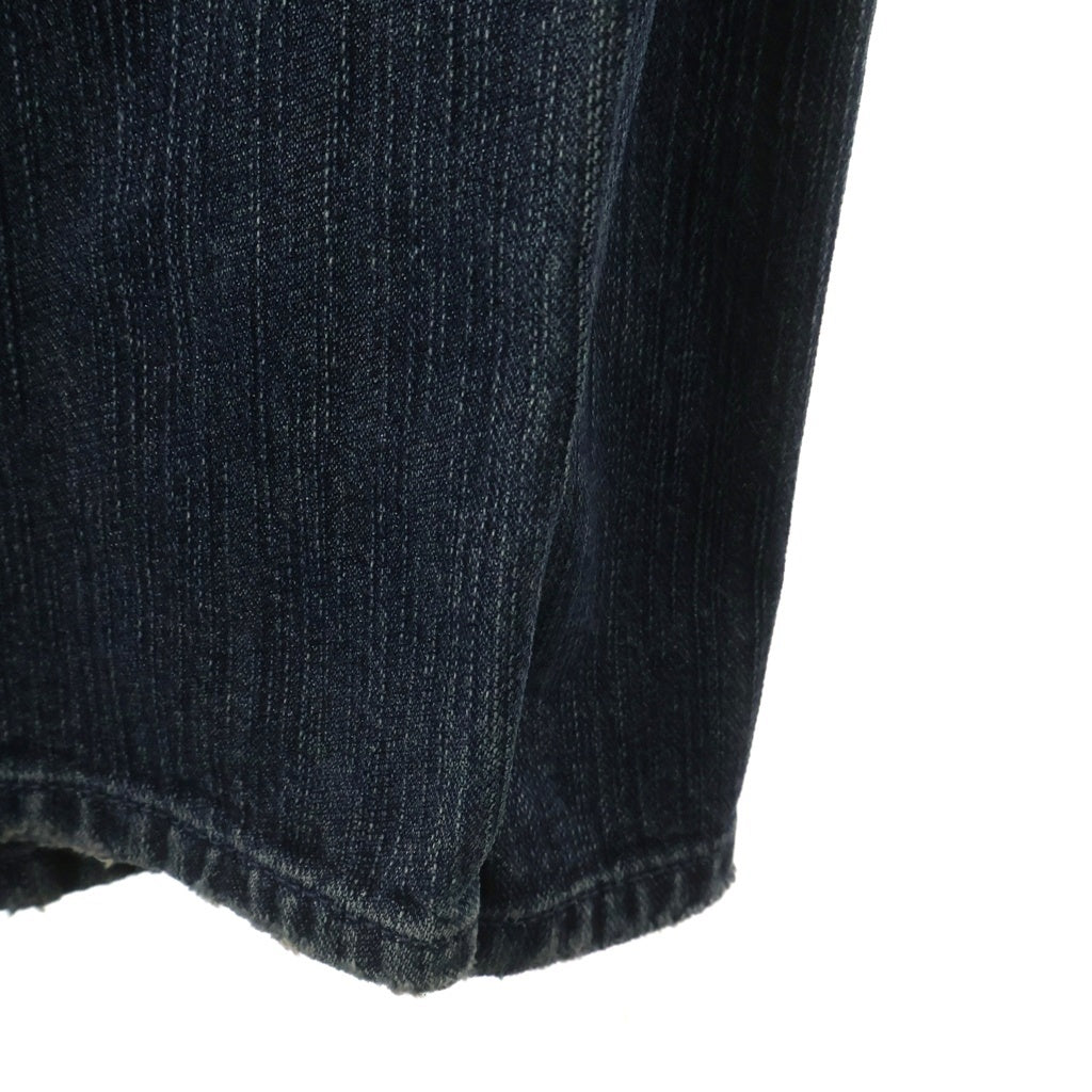 BALENCIAGA(バレンシアガ) 23AW Double Front Wide Leg Jeans ダブルフロント ワイドレッグジーンズ デニムパンツ インディゴ 767979 TNW65