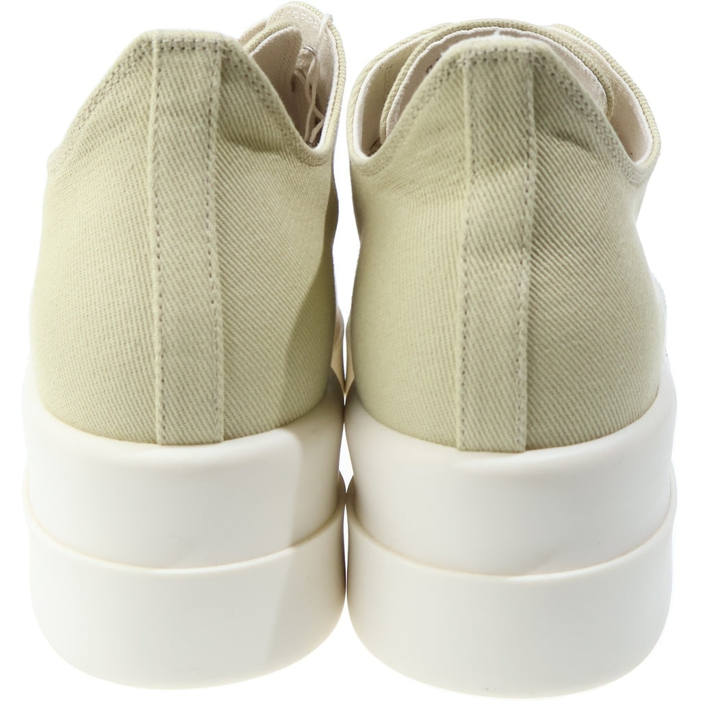 DRKSHDW(ダークシャドウ) DOUBLE BUMPER LOW SNEAKS ダブルバンパー キャンバスローカットスニーカー ベージュ DU01E3832-DO