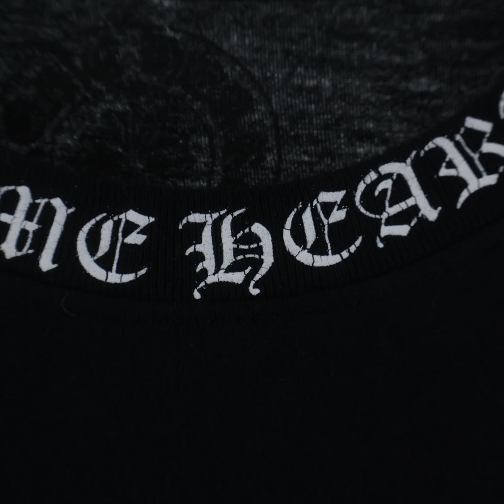 CHROME HEARTS(クロムハーツ) CH T-SHIRT ネックロゴ 半袖Tシャツ ブラック