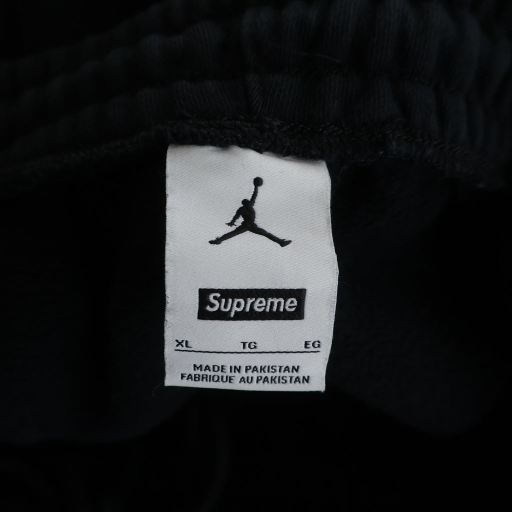 SUPREME(シュプリーム) 24AW ×NIKE Jordan Sweatpant ナイキ ジョーダン ジャンプマンロゴ スウェットパンツ ブラック HF0838-010