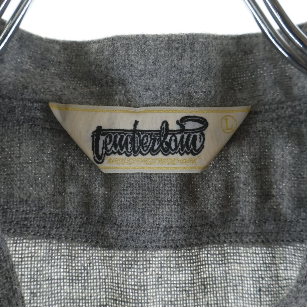 TENDERLOIN(テンダーロイン) T-BASEBALL SHT ウールアンゴラ 半袖ベースボールシャツ グレー