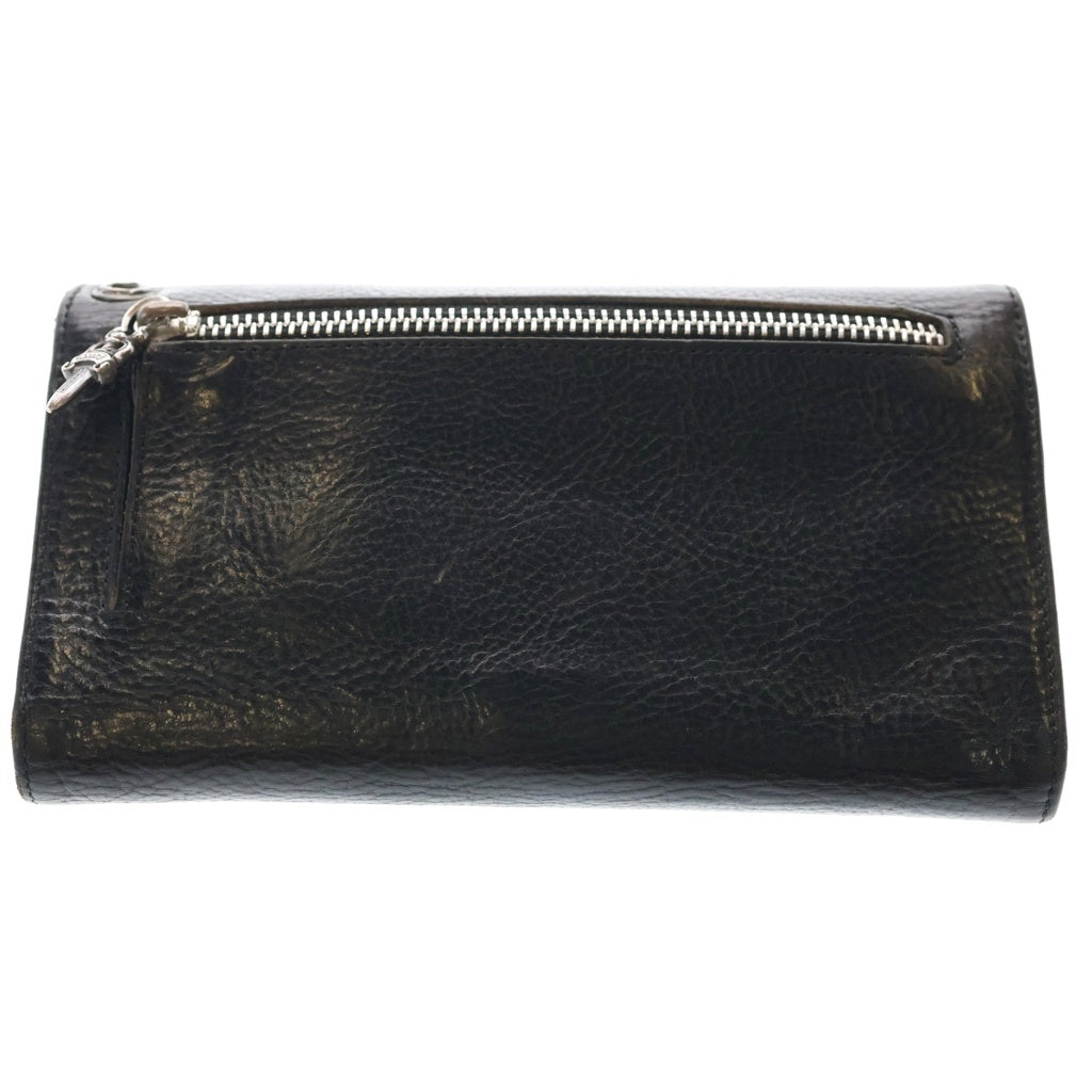 CHROME HEARTS(クロムハーツ) WAVE ウェーブ レザーウォレット 財布 ブラック