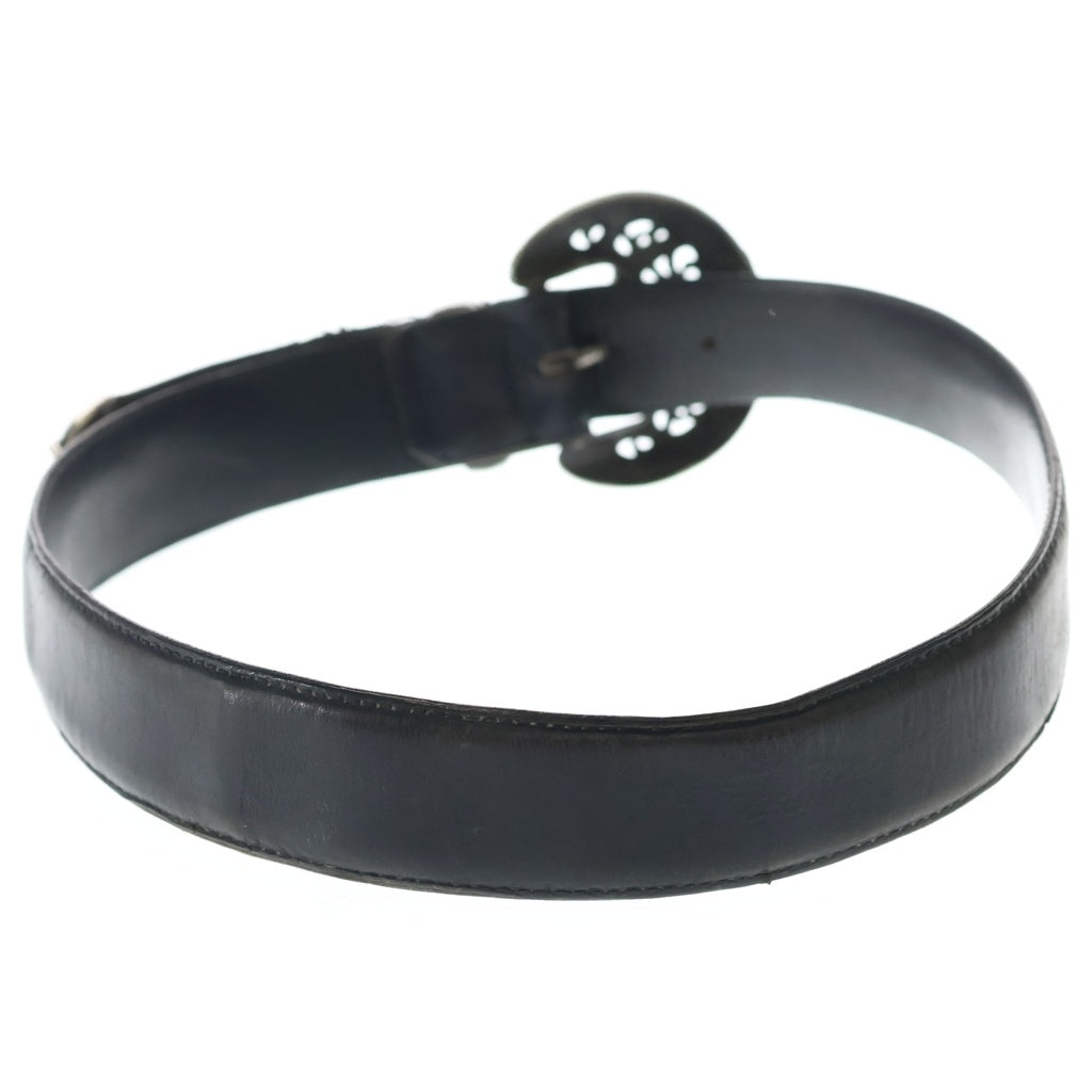 CHROME HEARTS クロムハーツ 1.5 3PC BLT TALON タロン レザーベルト ブラック/シルバー CHROME HEARTS(クロムハーツ) 1.5 3PC BLT TALON タロン レザーベルト
