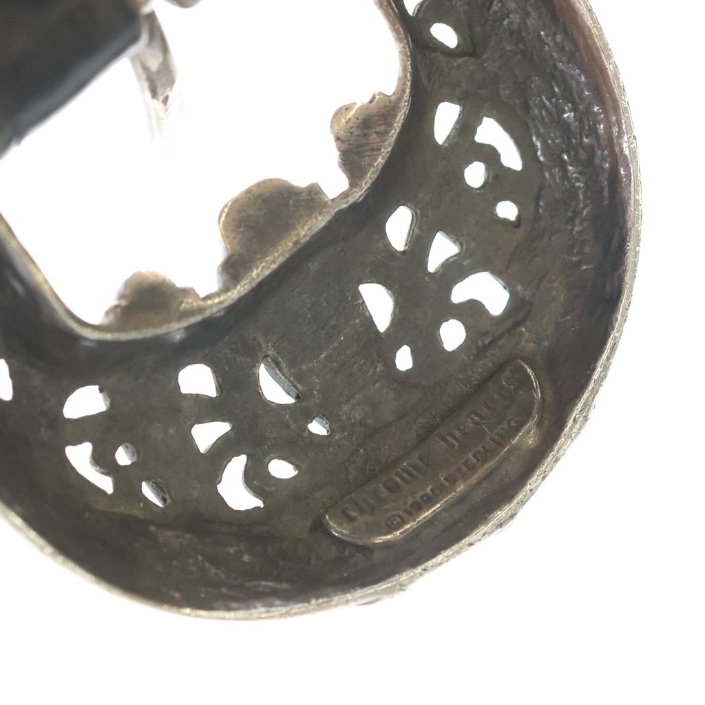 CHROME HEARTS(クロムハーツ) 1.5 3PC BLT TALON タロン レザーベルト ブラック/シルバー