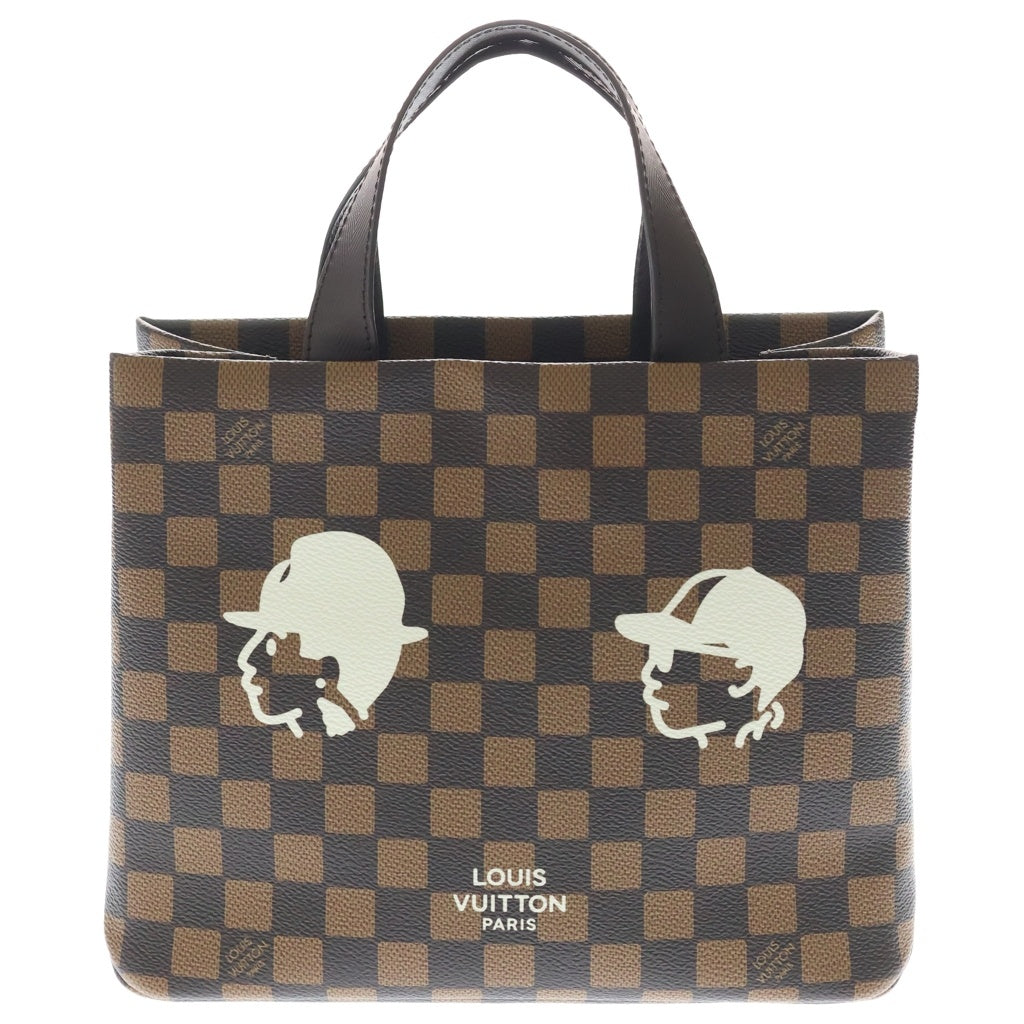 LOUIS VUITTON(ルイヴィトン) 25AW NIGO ニゴ ショッパートート ミニ ダミエ ハンドバッグ ショルダーバッグ ブラウン N40810 レディース