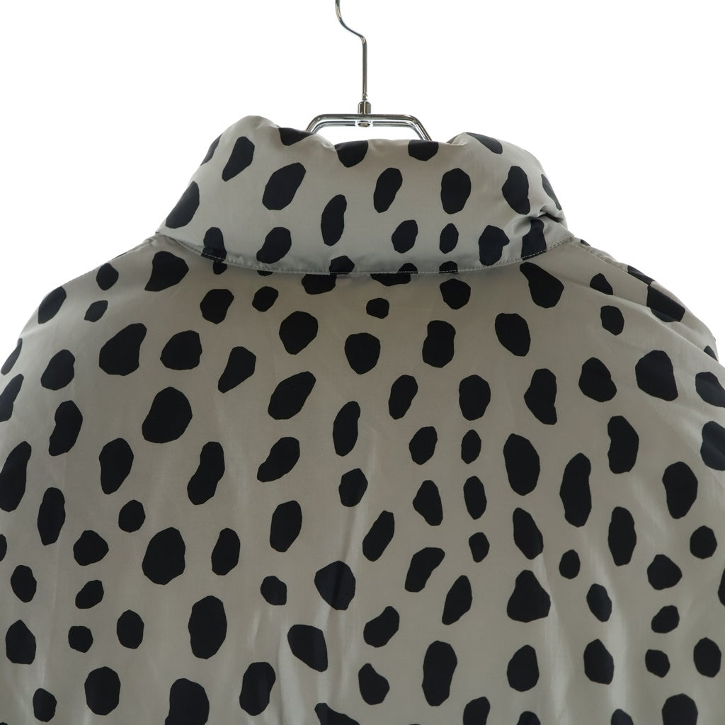 WACKO MARIA(ワコマリア) 24AW ×NANGA LEOPARD DOWN JACKET ナンガ レオパードダウンジャケット グレー