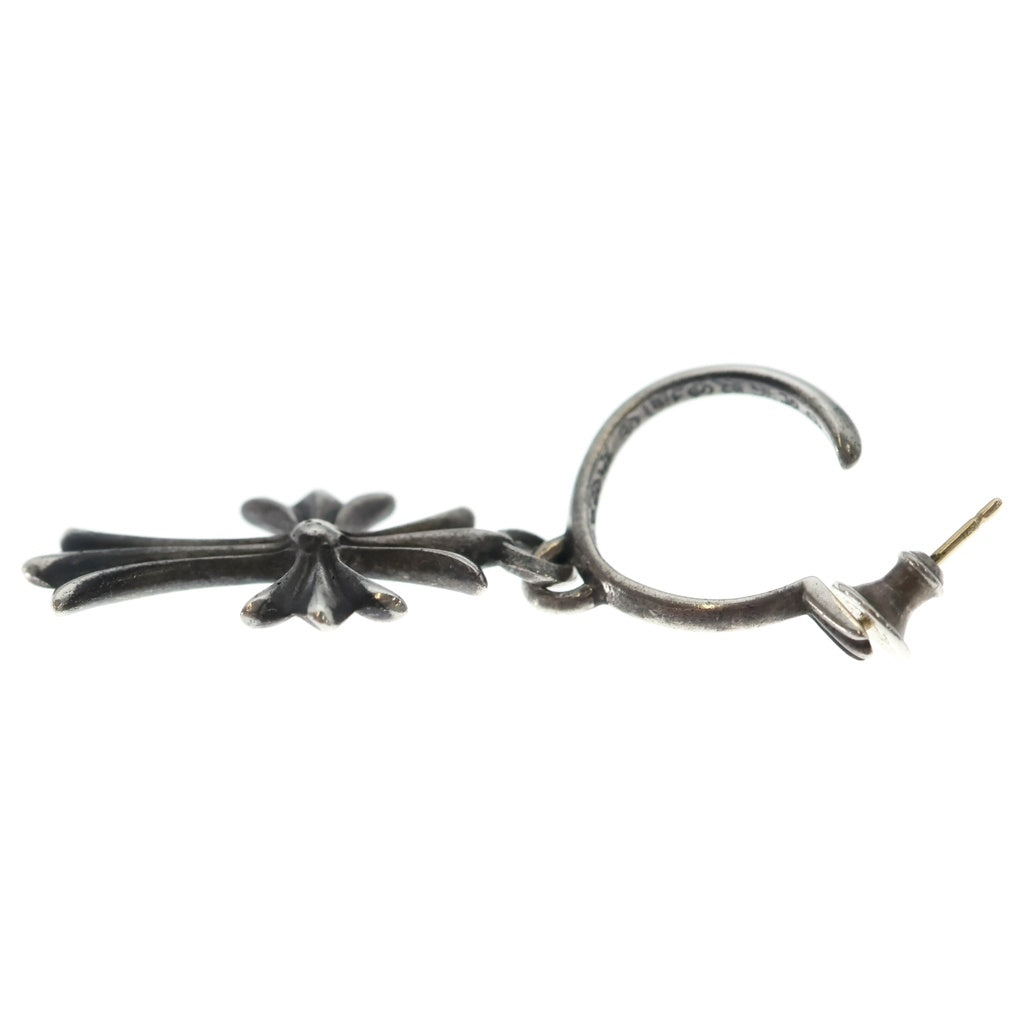CHROME HEARTS(クロムハーツ) TINY CH CROSS タイニーCHクロス フープピアス シルバー BCA115