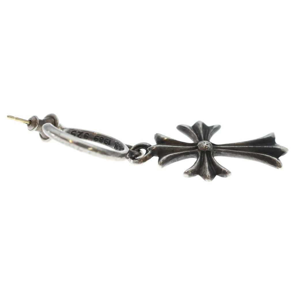 CHROME HEARTS(クロムハーツ) TINY CH CROSS タイニーCHクロス フープピアス シルバー BCA115