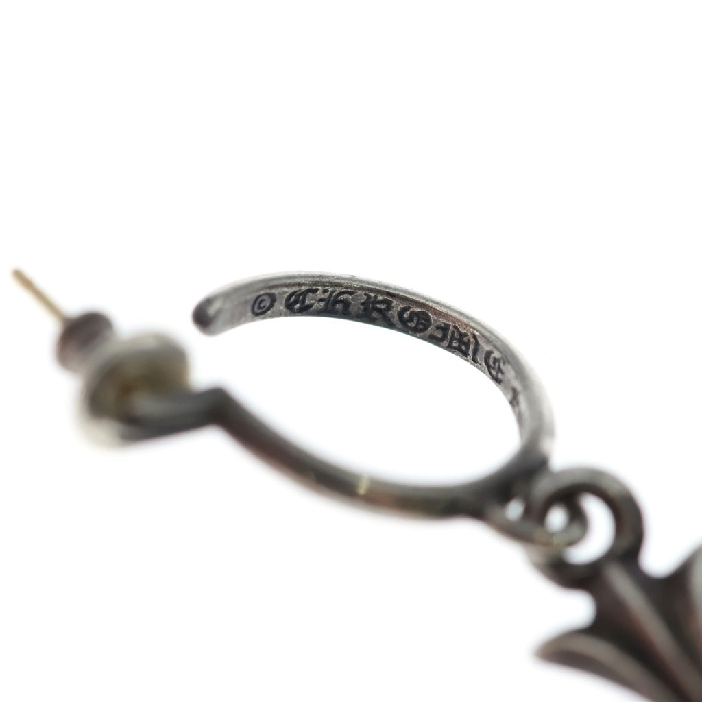CHROME HEARTS(クロムハーツ) TINY CH CROSS タイニーCHクロス フープピアス シルバー BCA115