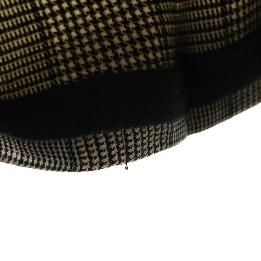 DRIES VAN NOTEN(ドリスヴァンノッテン) Wool Check Pants ウールチェックパンツ グレー