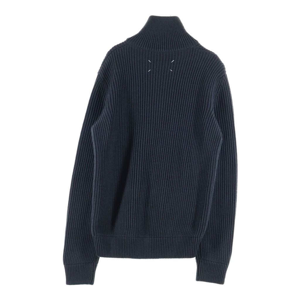 Maison Margiela(メゾンマルジェラ) 07AW ここのえ期 Drivers Knit ドライバーズニット ジップアップウールニットセーター グレー