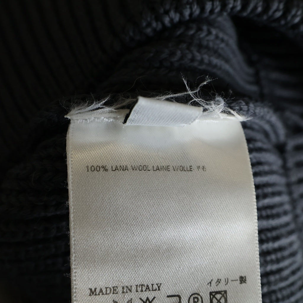 Maison Margiela(メゾンマルジェラ) 07AW ここのえ期 Drivers Knit ドライバーズニット ジップアップウールニットセーター グレー