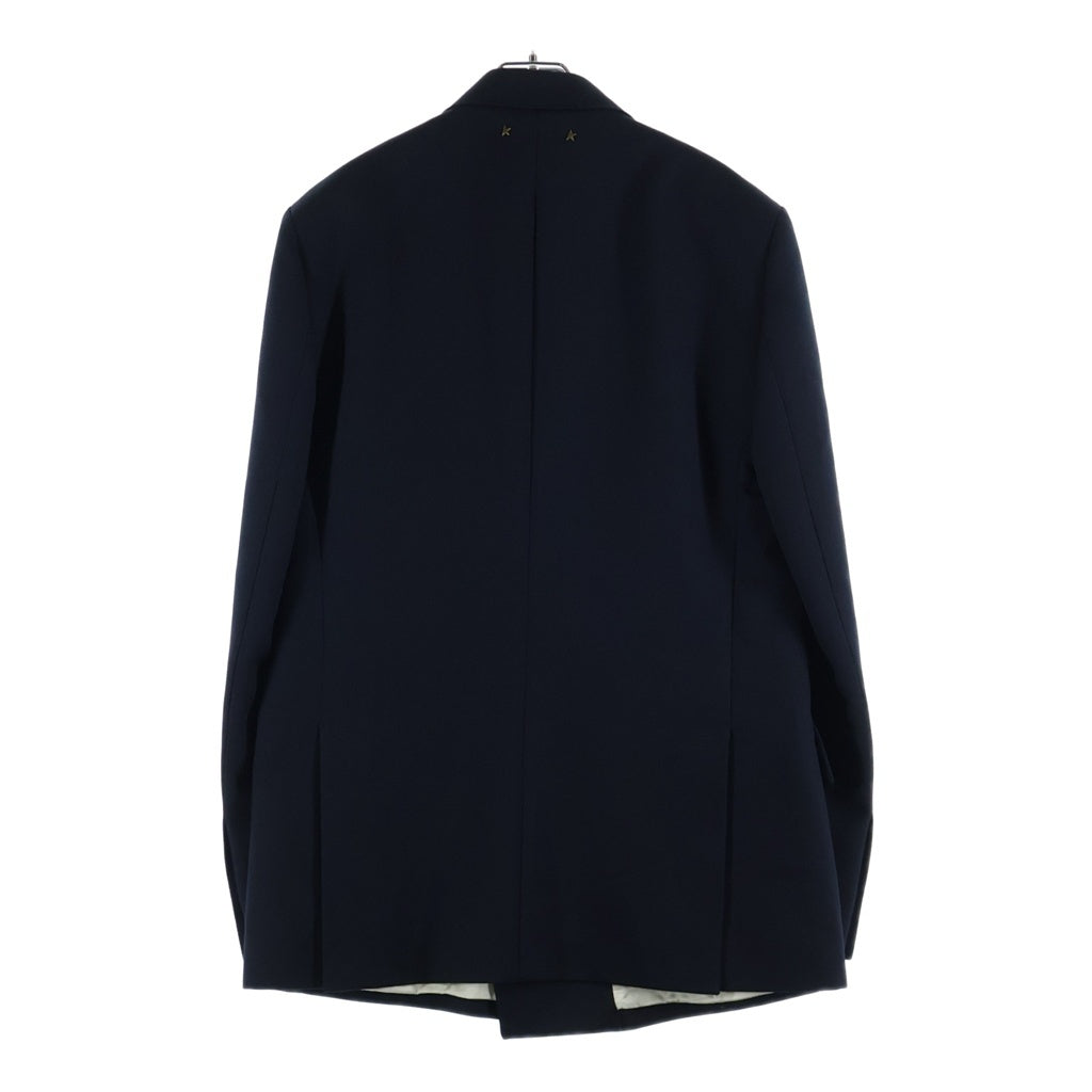 GOLDEN GOOSE DELUXE BRAND(ゴールデングースデラックスブランド) 6B Double Tailored Jacket ダブルブレスト テーラードジャケット ネイビー GMP00835