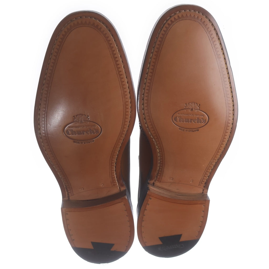 Church's(チャーチ) GRAFTON ウィングチップ レザーローカットシューズ ローファー ブラウン