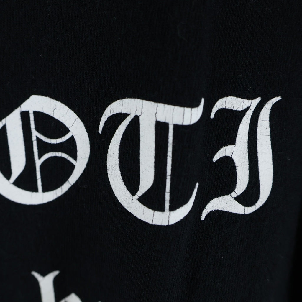 CHROME HEARTS(クロムハーツ) OLD Foti Skeleton Print L/S Tee オールド フォティ 両面プリント ロングスリーブ長袖Tシャツ ブラック