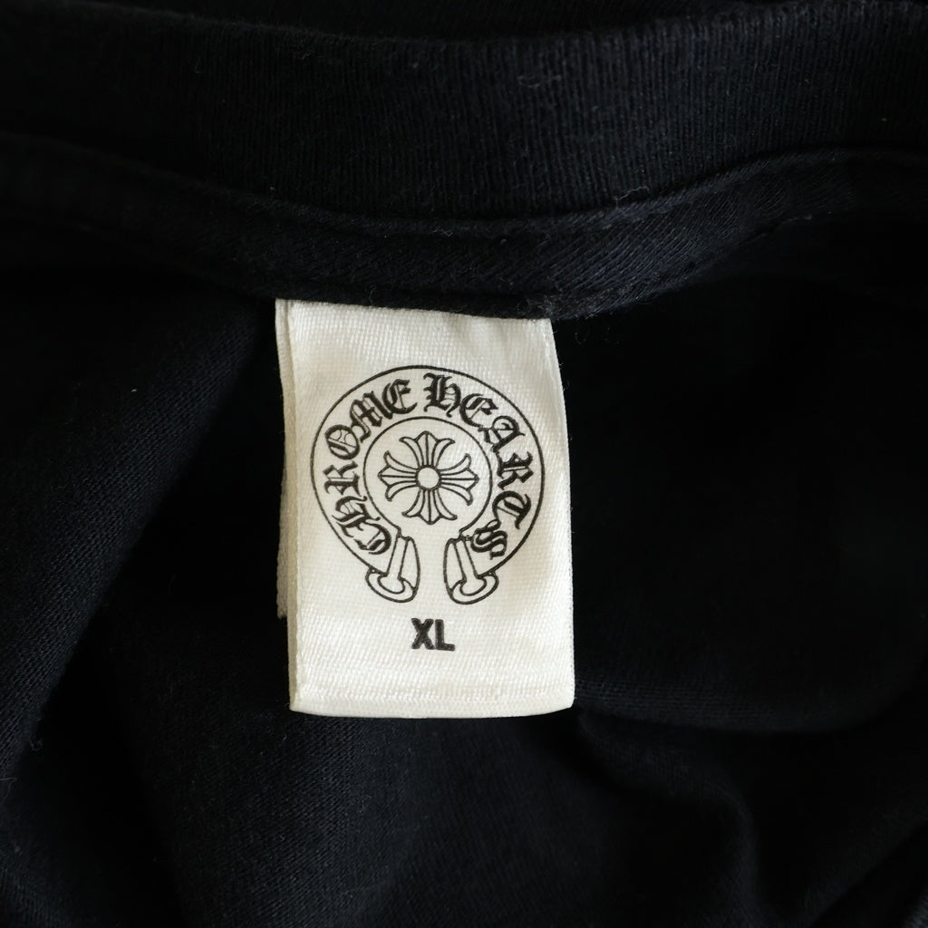 CHROME HEARTS(クロムハーツ) OLD Foti Skeleton Print L/S Tee オールド フォティ 両面プリント ロングスリーブ長袖Tシャツ ブラック