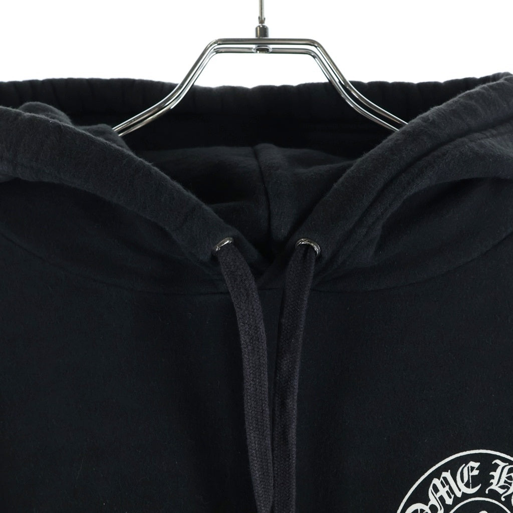 CHROME HEARTS(クロムハーツ) Multicolor Sleeve Logo Horseshoe Pullover Hoodie マルチカラー スリーブホースシューロゴ プルオーバーパーカー フーディー ブラック