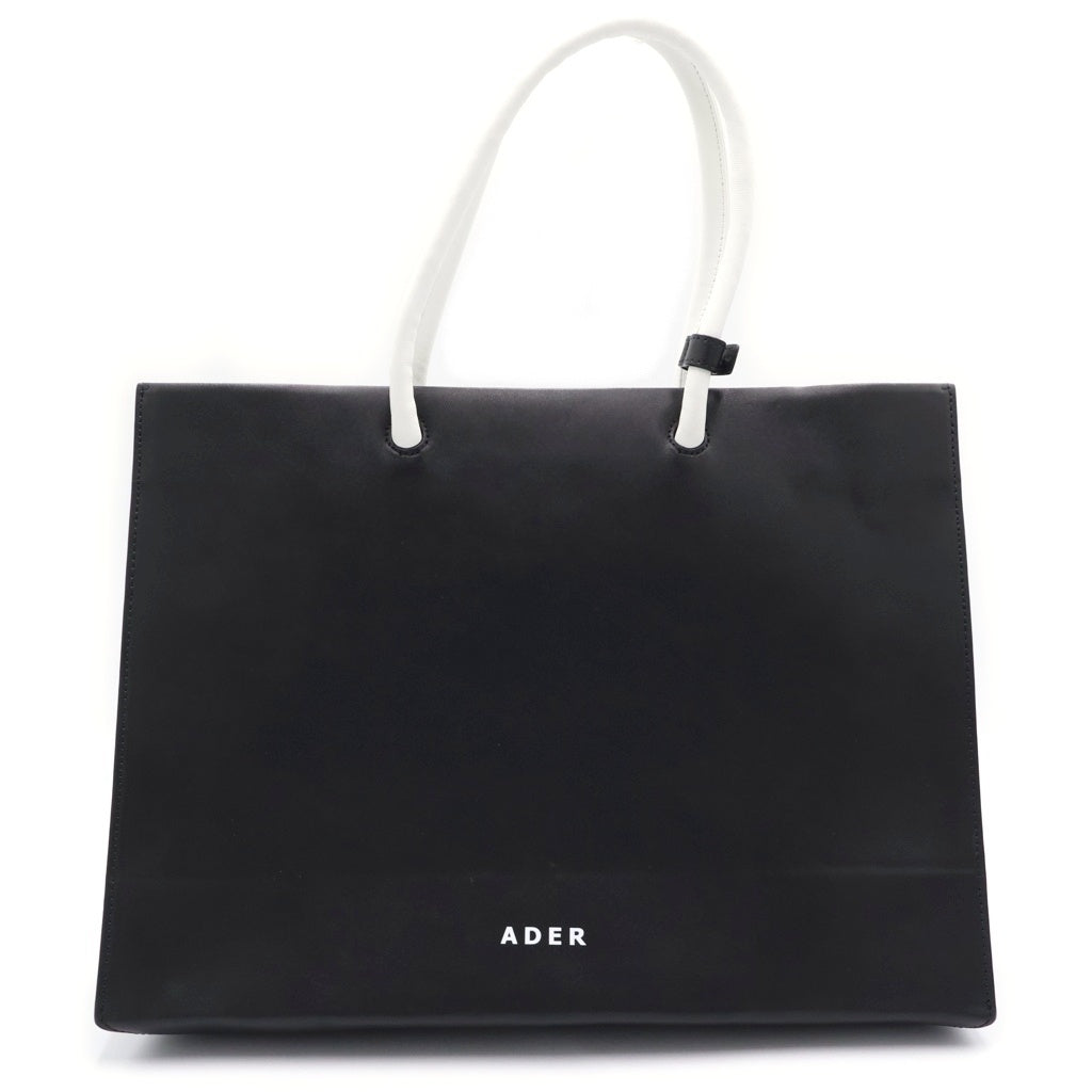 ADER ERROR(アーダーエラー) 21AW Leather Tote Bag レザートートバッグ ショルダーバッグ ブラック BKAFWTB12BKF レディース