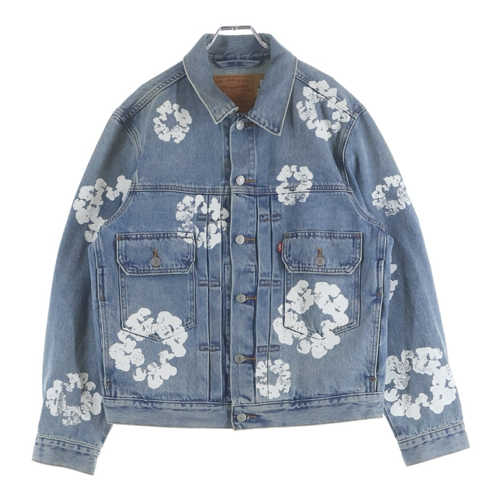 DENIM TEARS(デニムティアーズ) ×Levi's Denim Jacket リーバイス 花柄デニムジャケット インディゴ PC9-A2318-0003