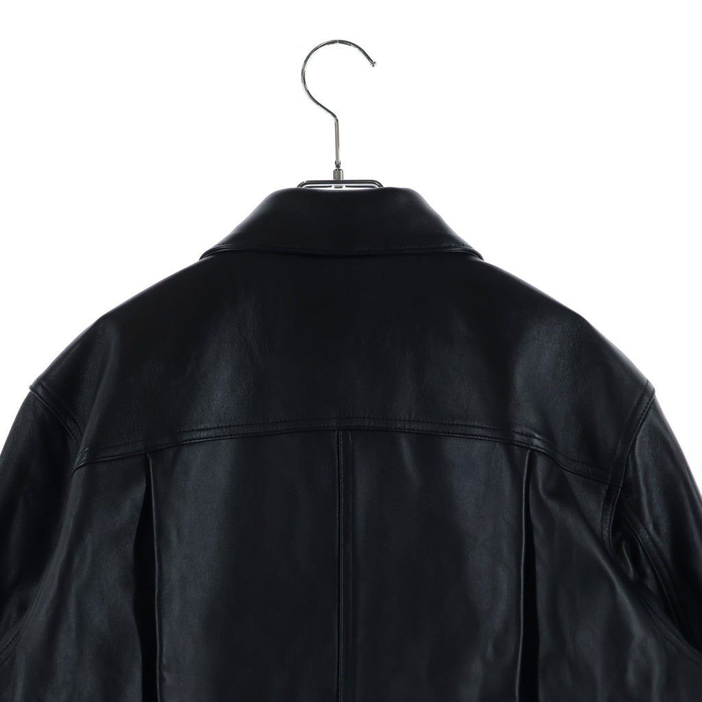 Levi's(リーバイス) PREMIUM BLACK TYPE2 TRUCKER LEATHER JACKET プレミアム タイプ2 レザートラッカージャケット ブラック PC9-005ZA-0000