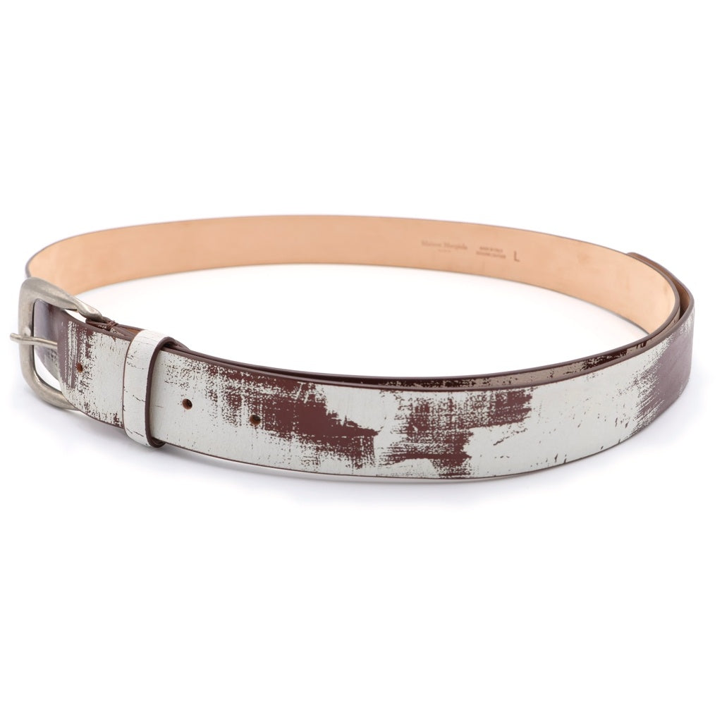 Maison Margiela(メゾンマルジェラ) Leather Belt レザーベルト ブラウン