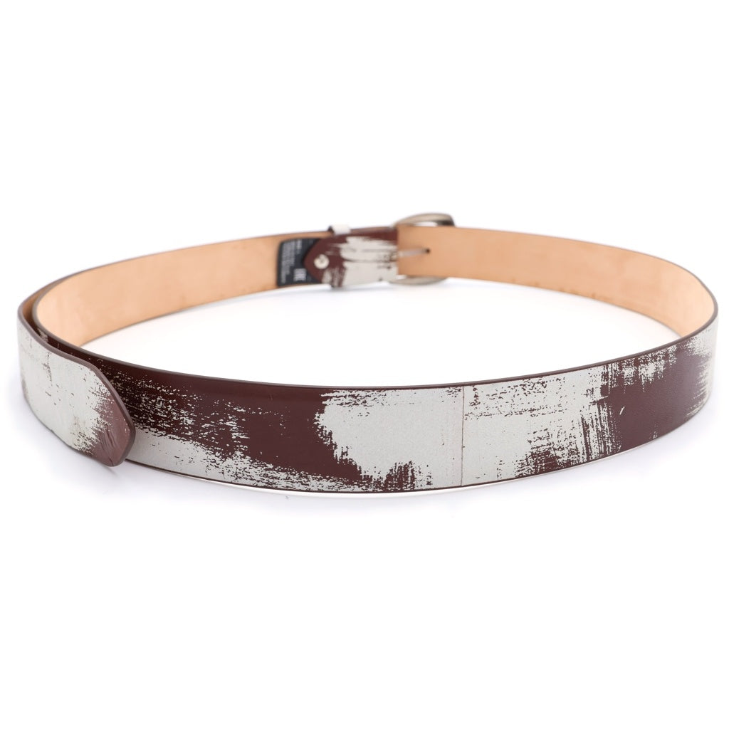 Maison Margiela(メゾンマルジェラ) Leather Belt レザーベルト ブラウン