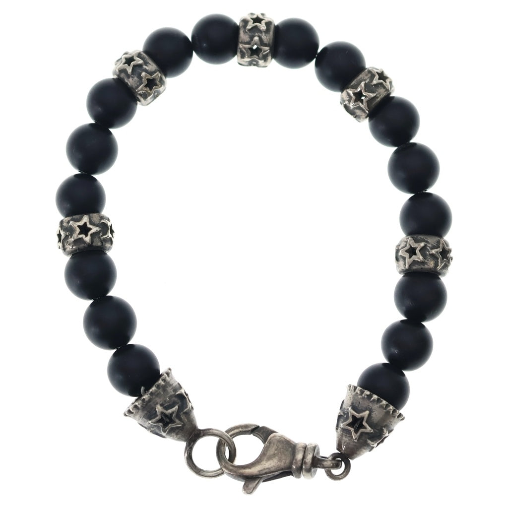 CODY SANDERSON(コディーサンダーソン) Star Bead Bracelet スター マットビーズ ブレスレット ブラック